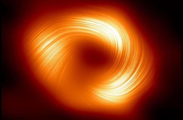 نقشه میدان مغناطیسی سیاه چاله مرکزی کهکشان راه شیری منتشر شد