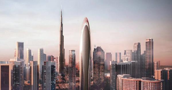 آسمانخراش یک میلیارد دلاری مرسدس بنز در دبی ، عکس